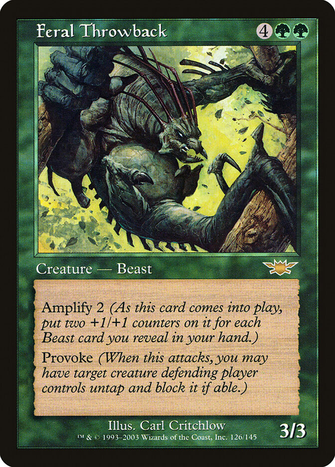 Feral Throwback, Legions · 126/145