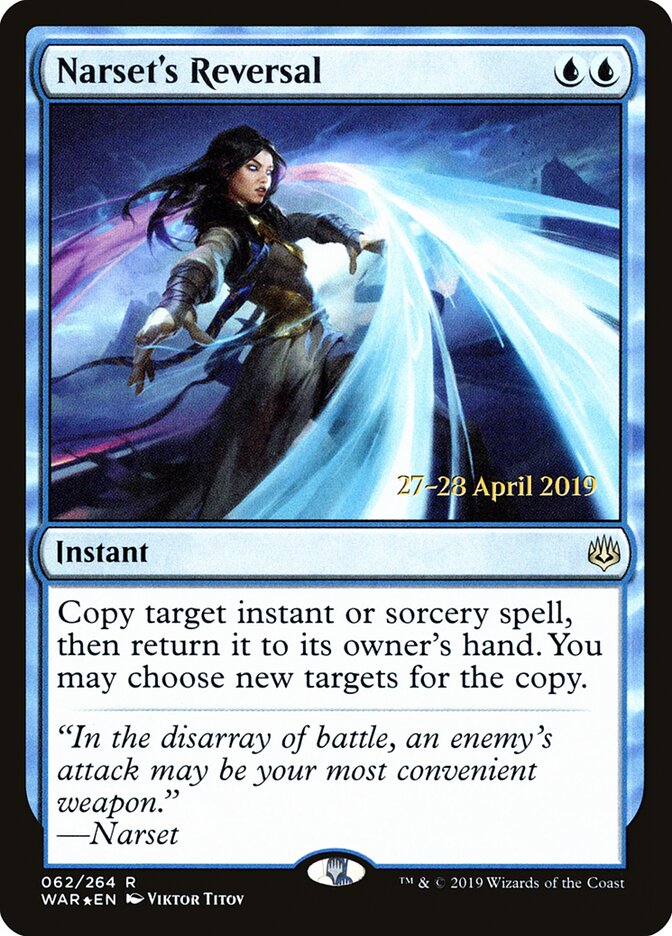 Narset's Reversal, War of the Spark Promos · 062/264