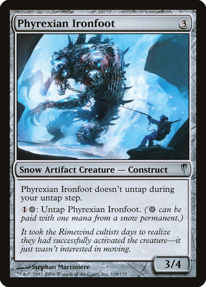 Phyrexian Ironfoot, Coldsnap · 139/155