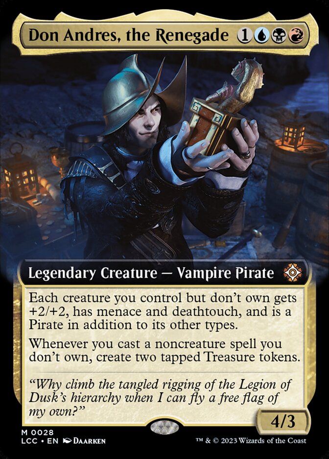 Don Andres, the Renegade, The Lost Caverns of Ixalan Commander · 0028