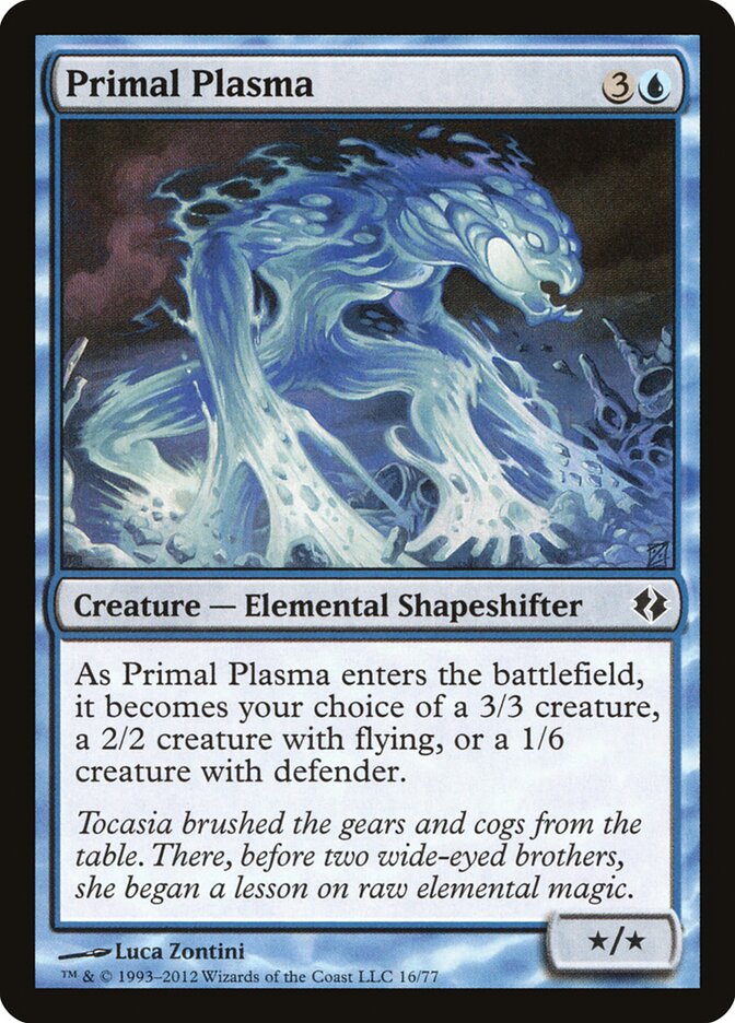Primal Plasma, Duel Decks: Venser vs. Koth · 16/77