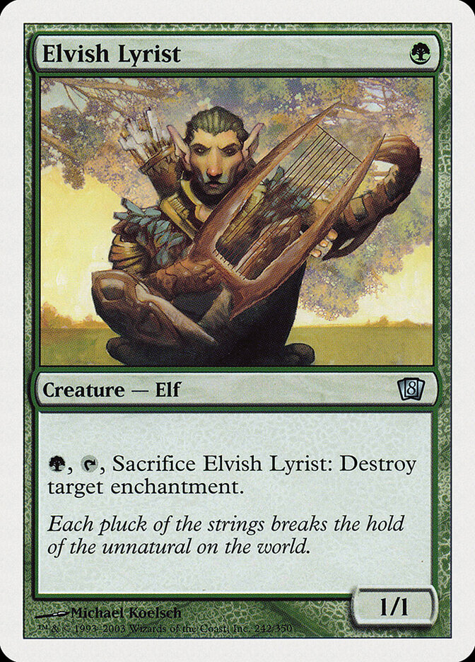 Elvish Lyrist, Eighth Edition · 242/350