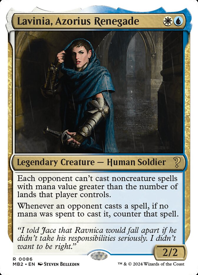 Lavinia, Azorius Renegade, Mystery Booster 2 · 0086