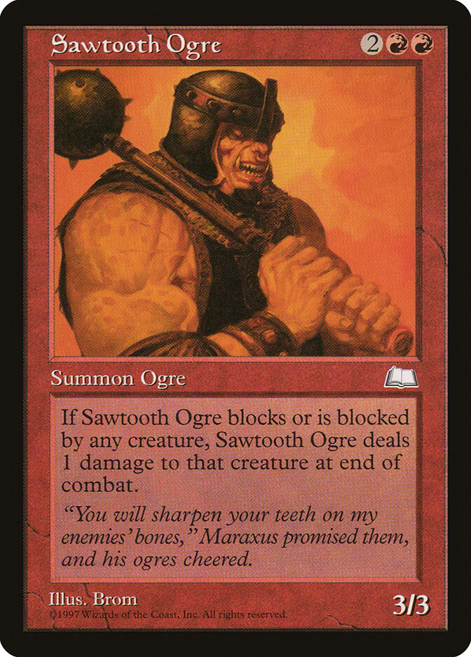 Sawtooth Ogre, Weatherlight · 114