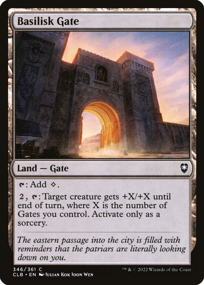 Basilisk Gate, Commander Legends: Battle for Baldur's Gate · 346/361