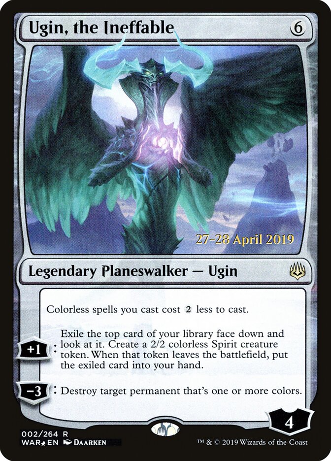 Ugin, the Ineffable, War of the Spark Promos · 002/264