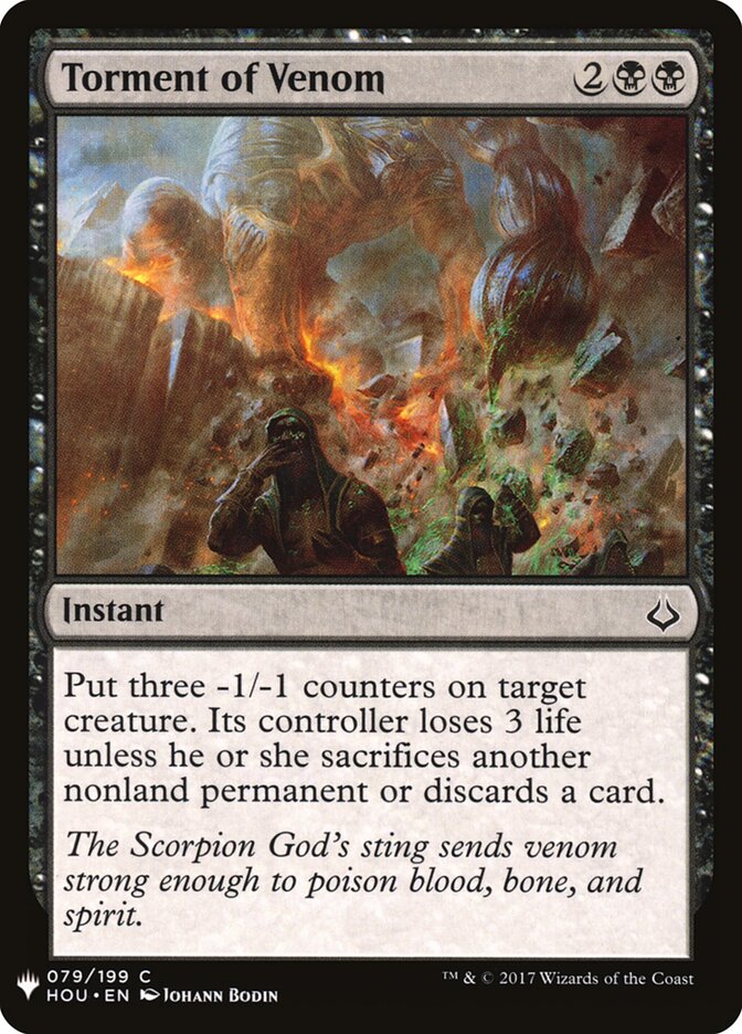 Torment of Venom, The List · hou-79