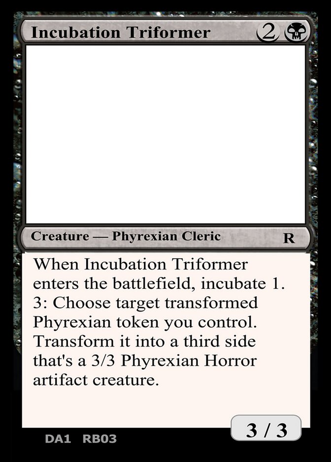 Incubation Triformer, Unknown Event · rb03c