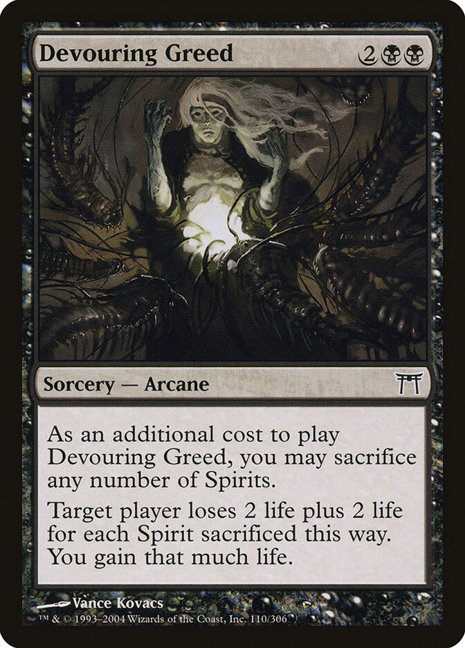 Devouring Greed, Champions of Kamigawa · 110/306
