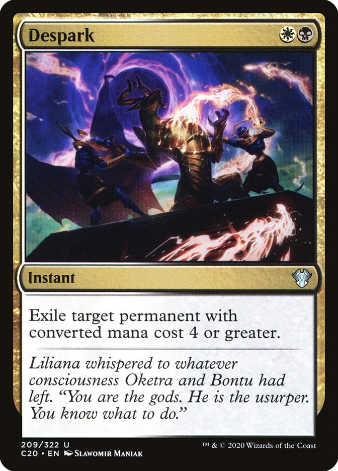 Despark, Commander 2020 · 209/322