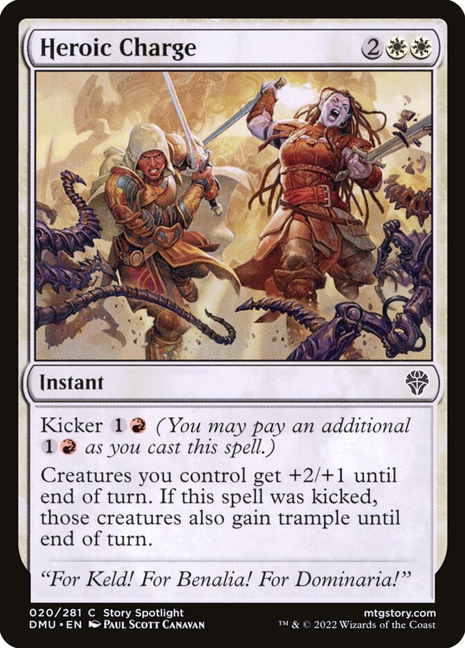 Heroic Charge, Dominaria United · 020/281