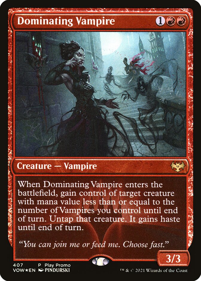 Dominating Vampire, Innistrad: Crimson Vow · 407