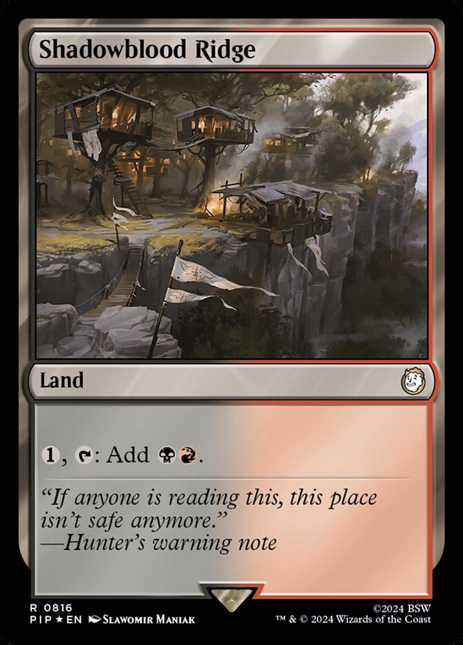 Shadowblood Ridge, Fallout · 0816