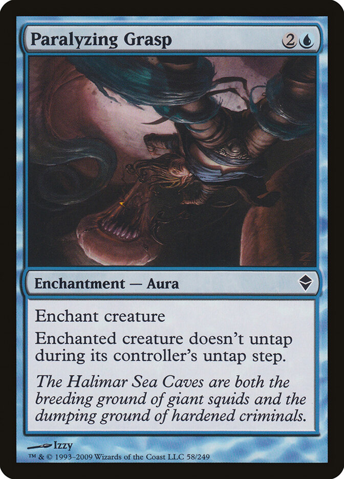Paralyzing Grasp, Zendikar · 58/249