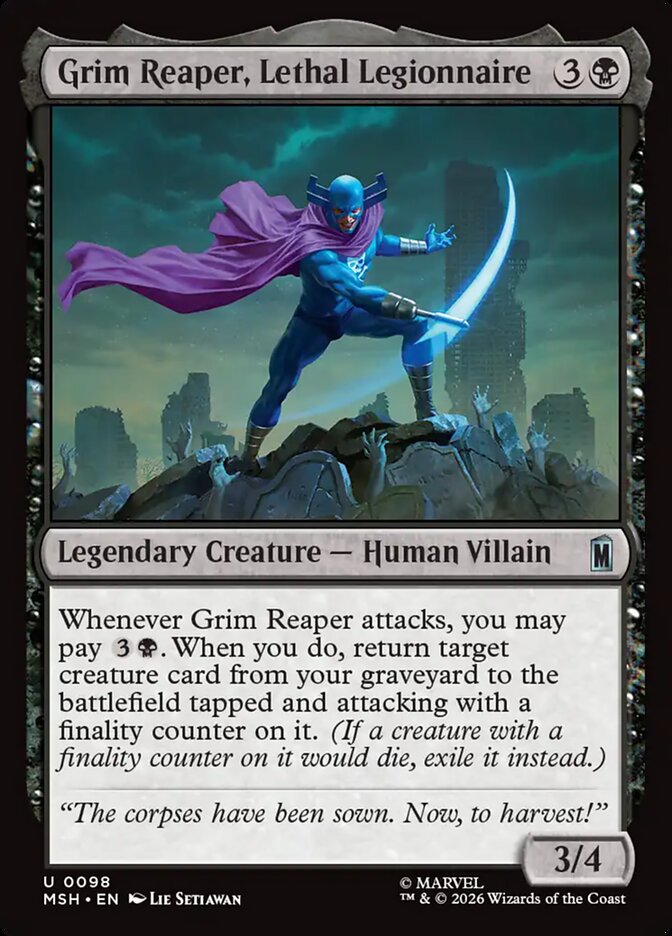 Grim Reaper, Lethal Legionnaire, Marvel Super Heroes · 0098
