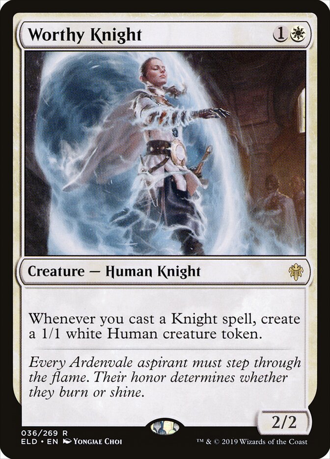 Worthy Knight, Throne of Eldraine · 036/269