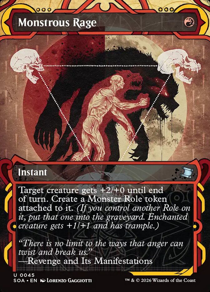 Monstrous Rage, Secrets of Strixhaven Mystical Archive · 0045