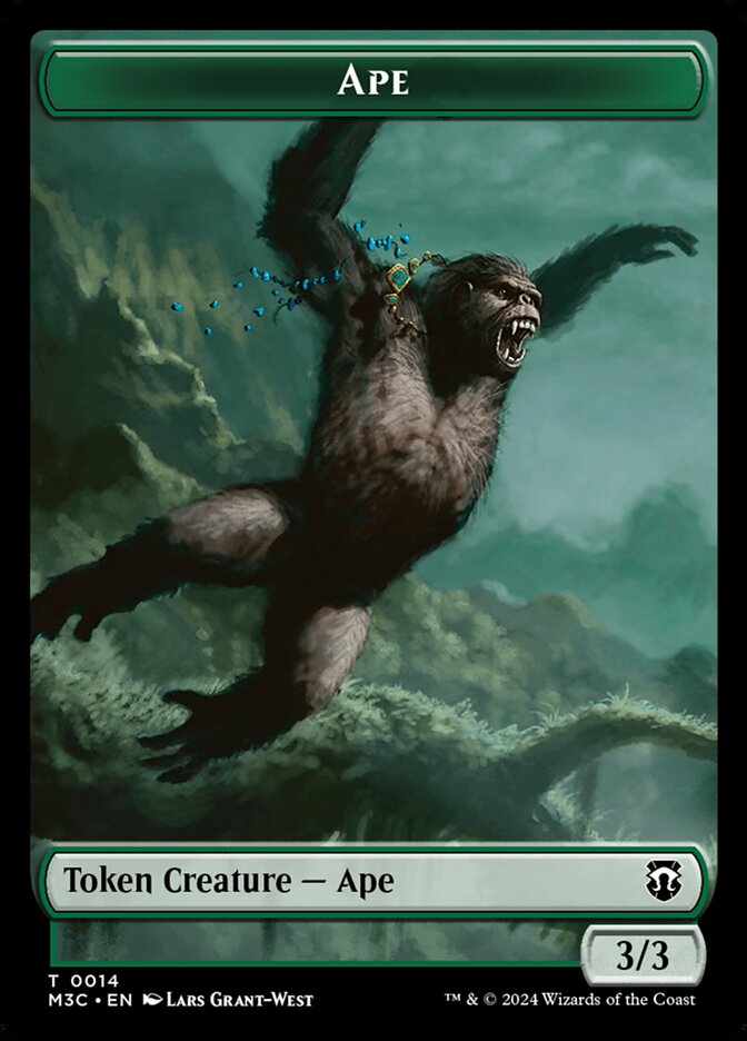 Ape, Modern Horizons 3 Commander Tokens · 0014