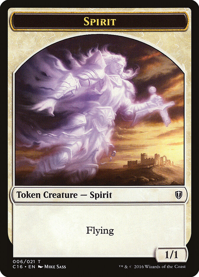 Spirit, Commander 2016 Tokens · 006