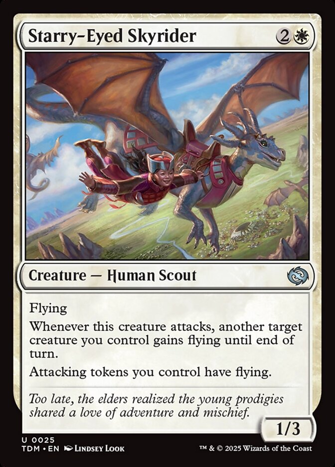 Starry-Eyed Skyrider, Tarkir: Dragonstorm · 0025
