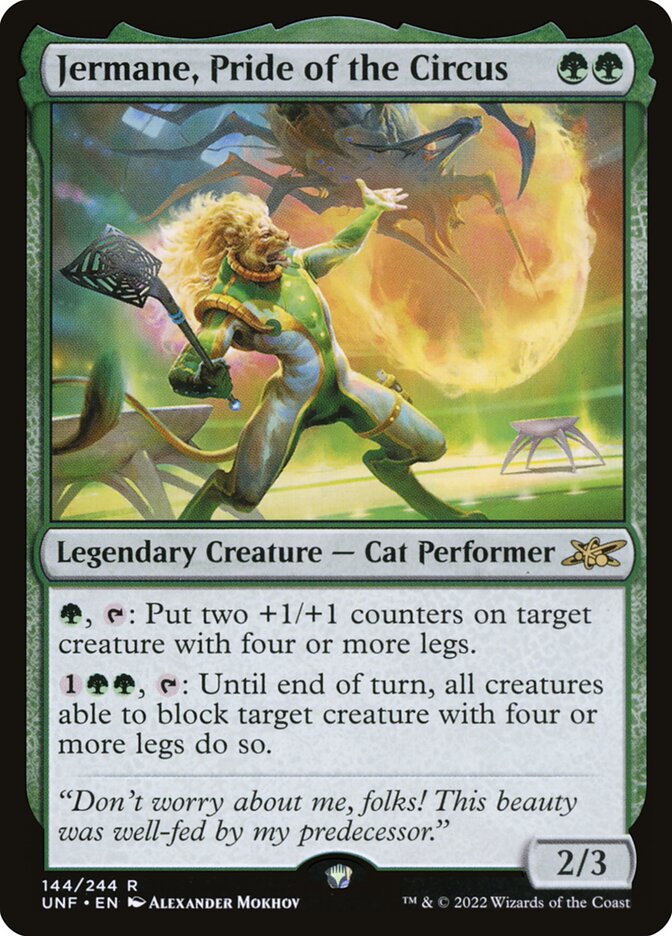 Jermane, Pride of the Circus, Unfinity · 144/244