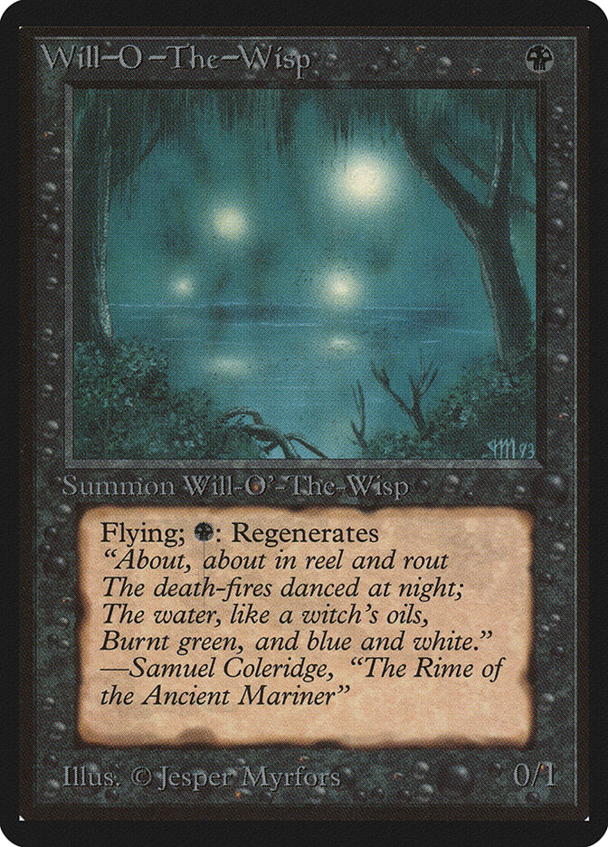 Will-o'-the-Wisp, Limited Edition Beta · 136