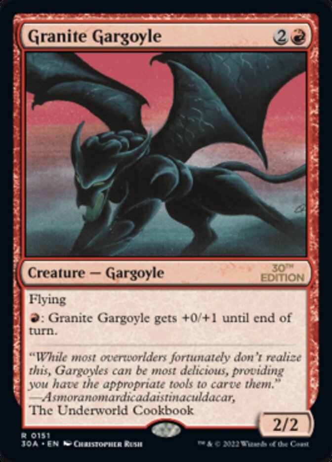 Granite Gargoyle, 30th Anniversary Edition · 151/594