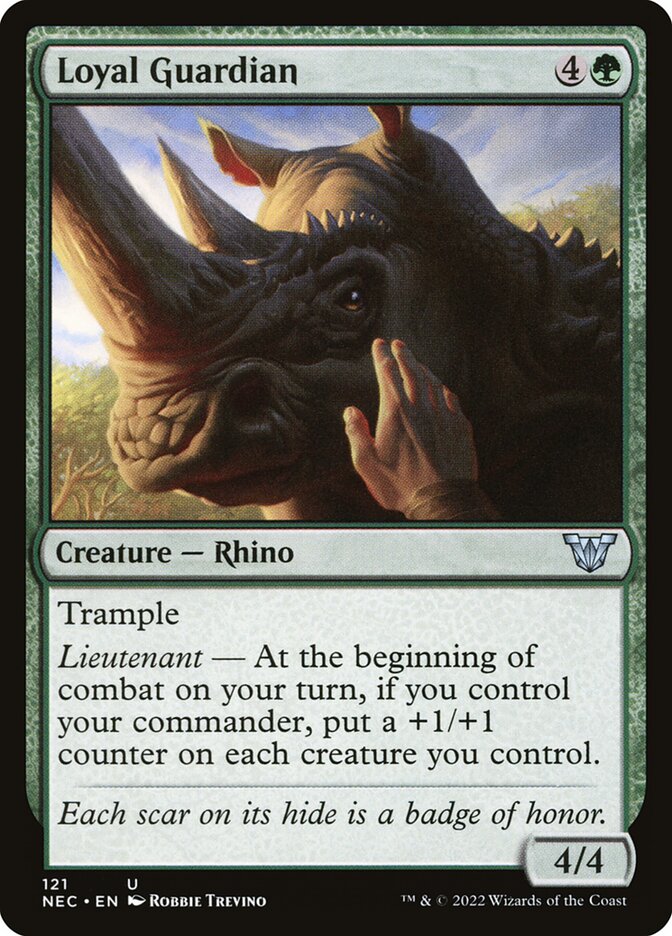Loyal Guardian, Neon Dynasty Commander · 121