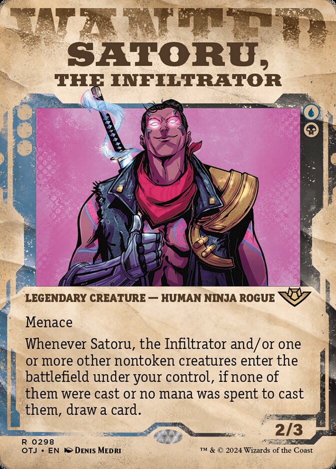 Satoru, the Infiltrator, Outlaws of Thunder Junction · 0298