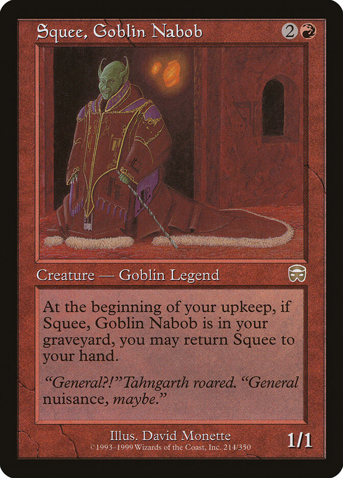 Squee, Goblin Nabob, Mercadian Masques · 214/350