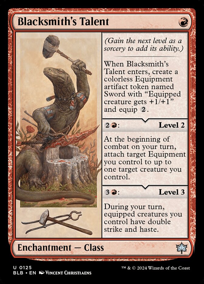 Blacksmith's Talent, Bloomburrow · 0125
