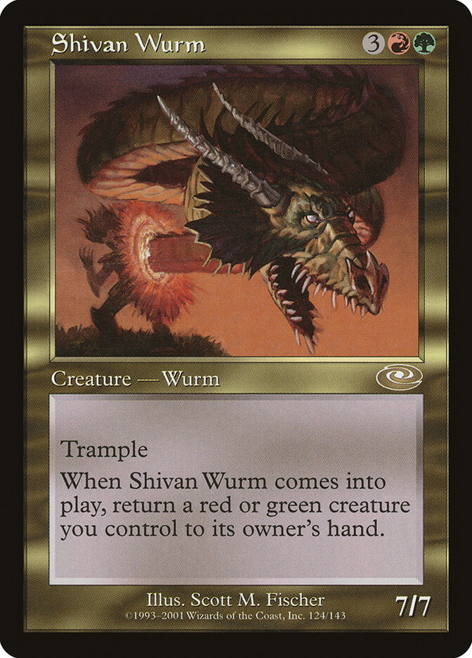 Shivan Wurm, Planeshift · 124/143
