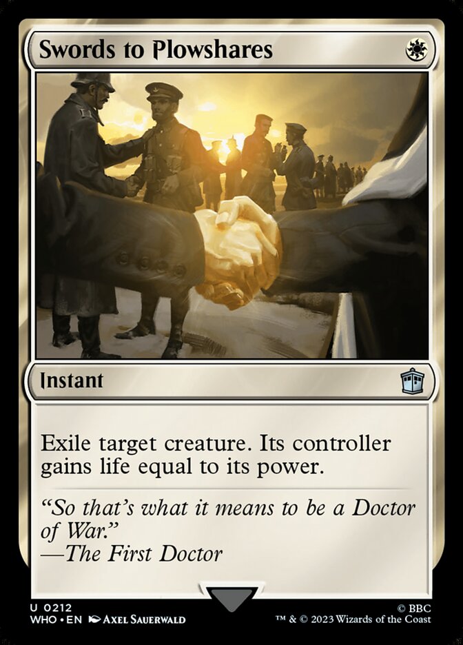 Swords to Plowshares, Doctor Who · 0212