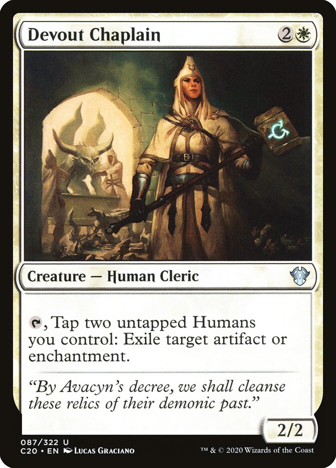 Devout Chaplain, Commander 2020 · 087/322