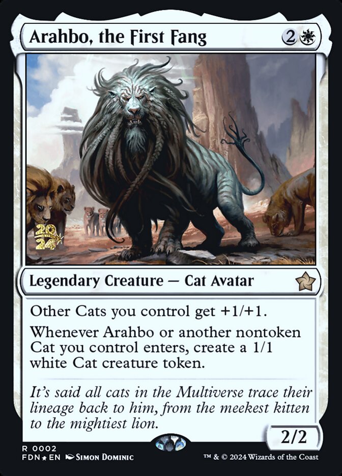 Arahbo, the First Fang, Foundations Promos · 0002