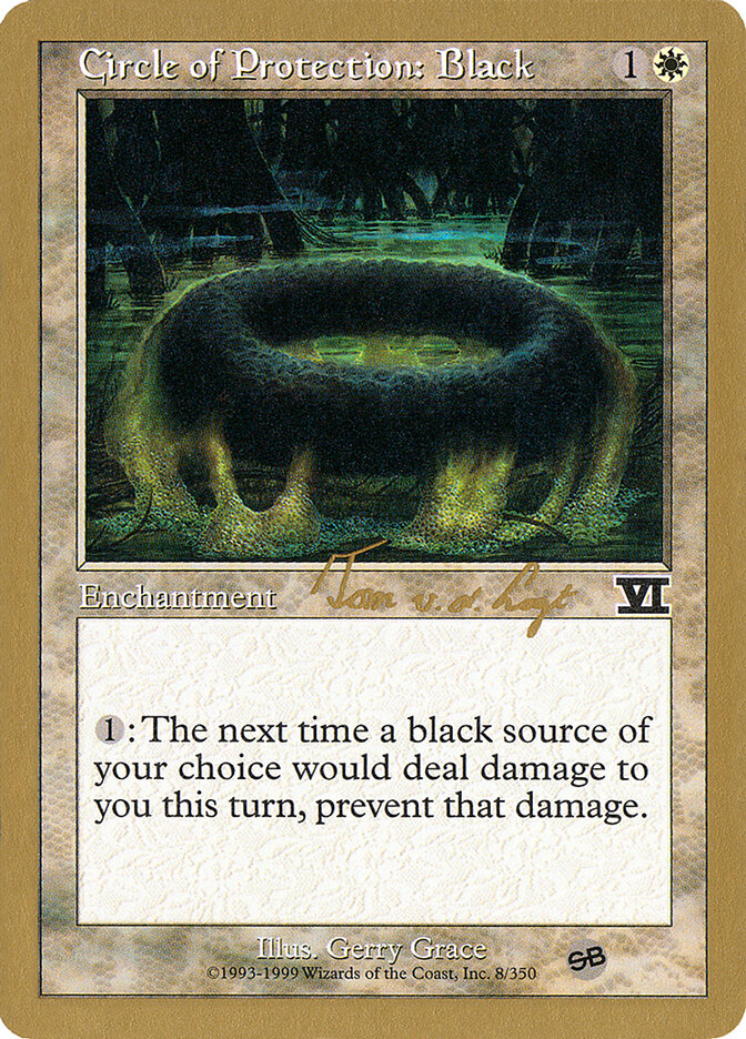 Circle of Protection: Black, World Championship Decks 2000 · tvdl8sb