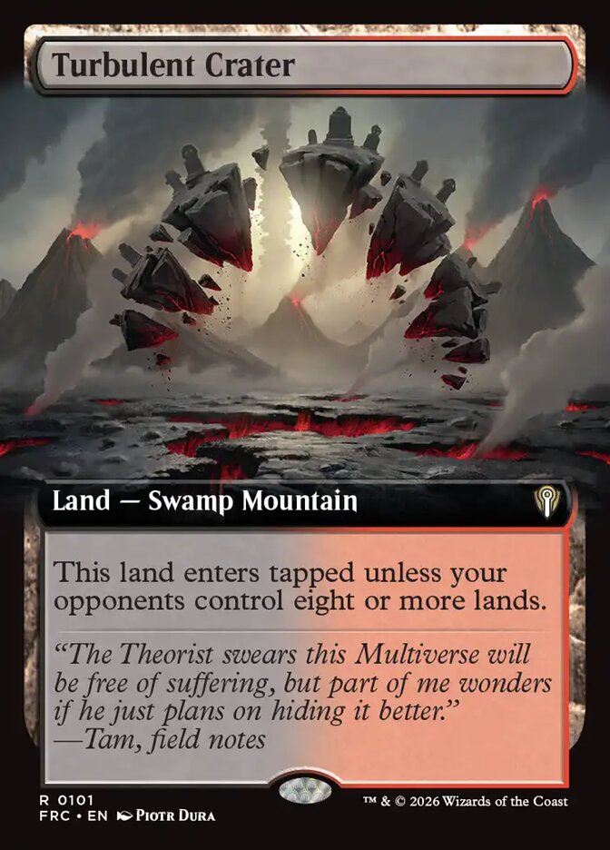 Turbulent Crater, Reality Fracture Commander · 0101