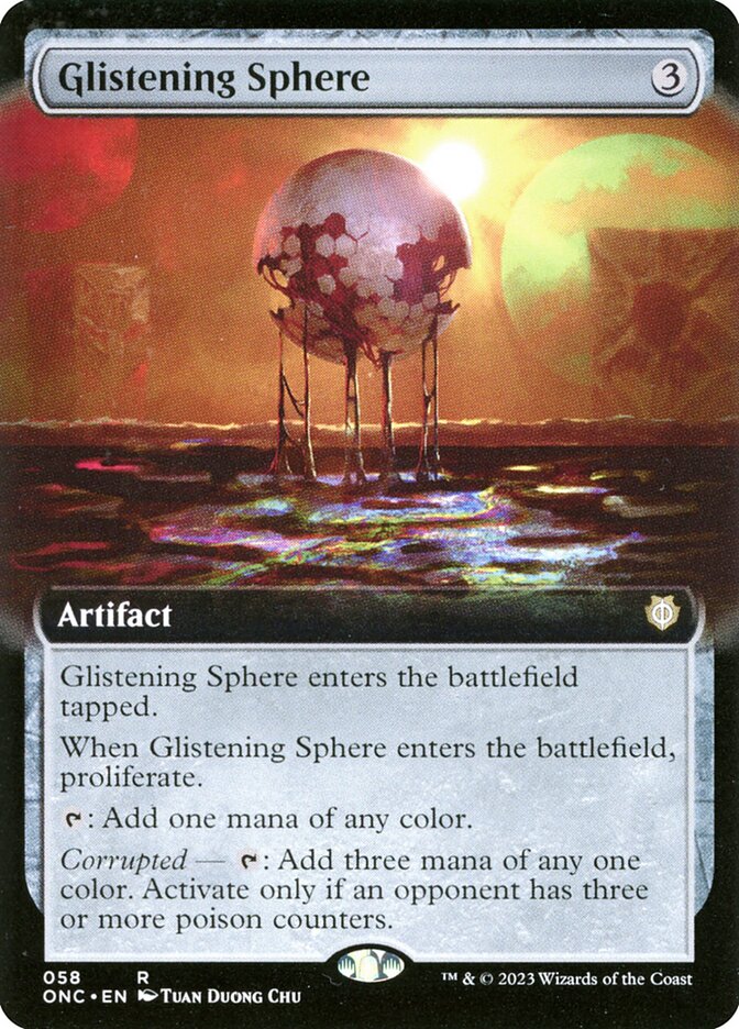 Glistening Sphere, Phyrexia: All Will Be One Commander · 058