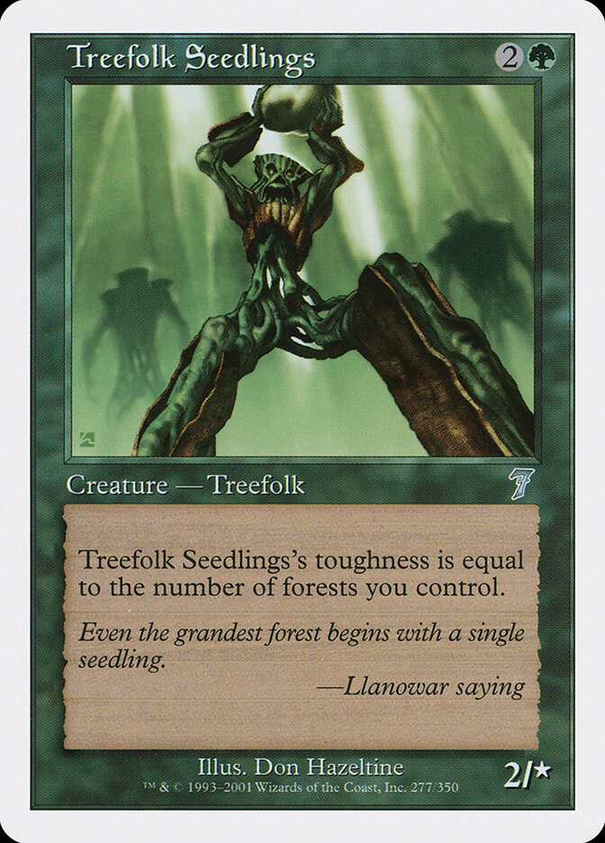Treefolk Seedlings, Seventh Edition · 277/350