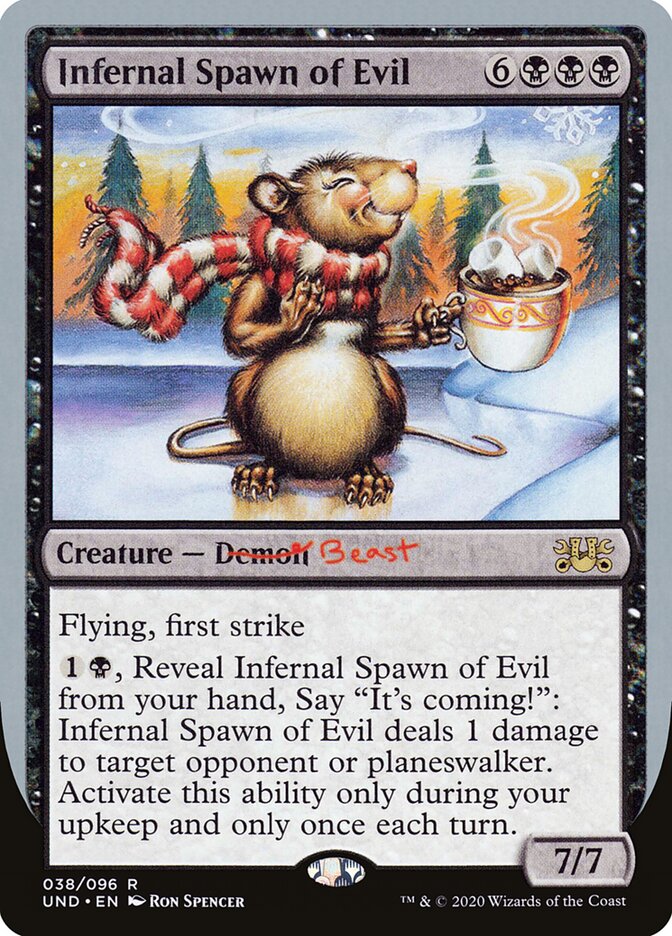 Infernal Spawn of Evil, Unsanctioned · 038/096