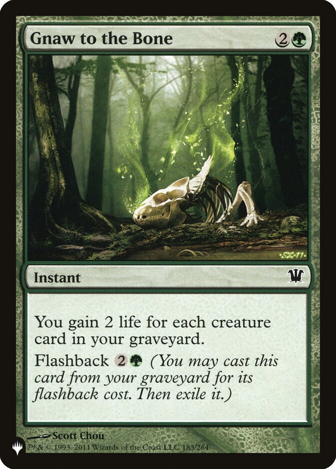 Gnaw to the Bone, The List · isd-183