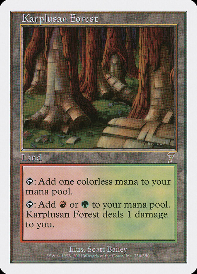 Karplusan Forest, Seventh Edition · 336/350
