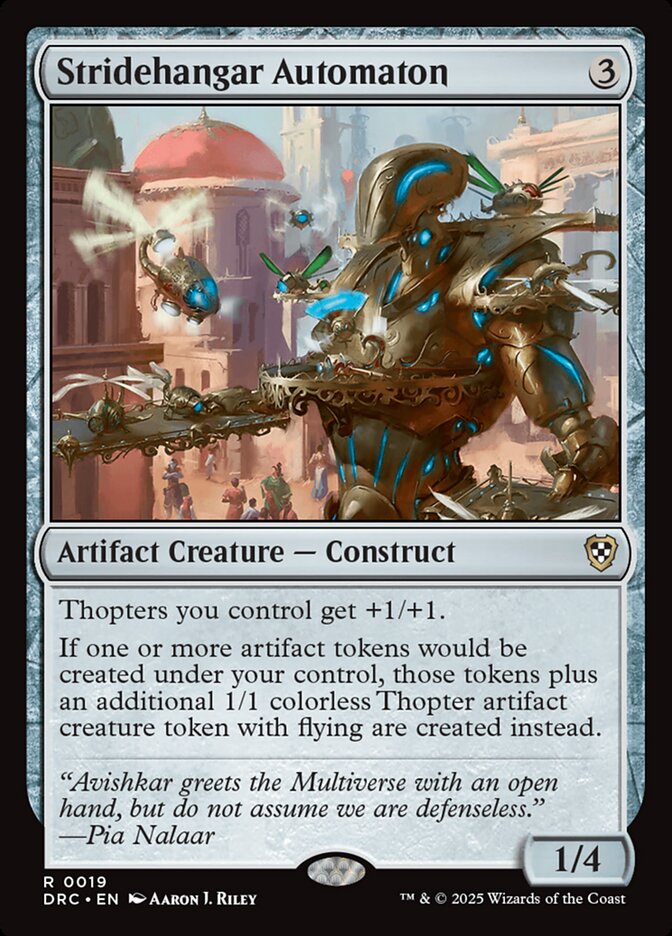 Stridehangar Automaton, Aetherdrift Commander · 0019
