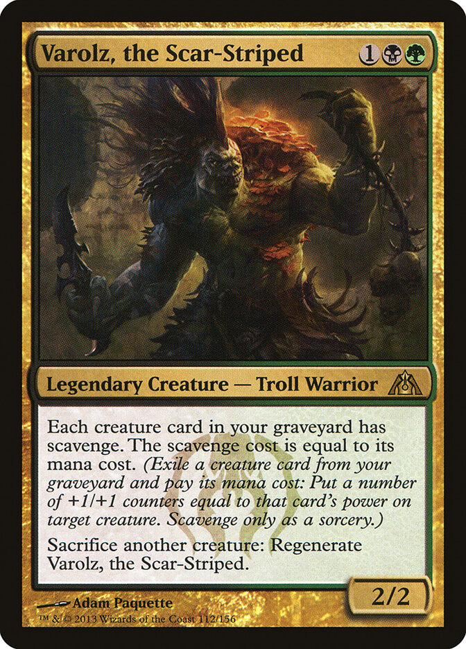 Varolz, the Scar-Striped, Dragon's Maze · 112/156