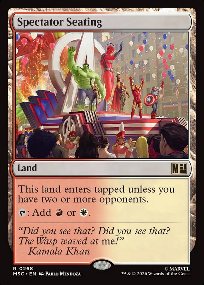 Spectator Seating, Marvel Super Heroes Commander · 0268