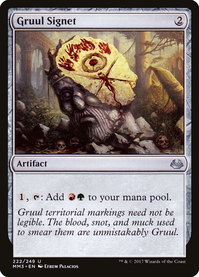 Gruul Signet, Modern Masters 2017 · 222/249