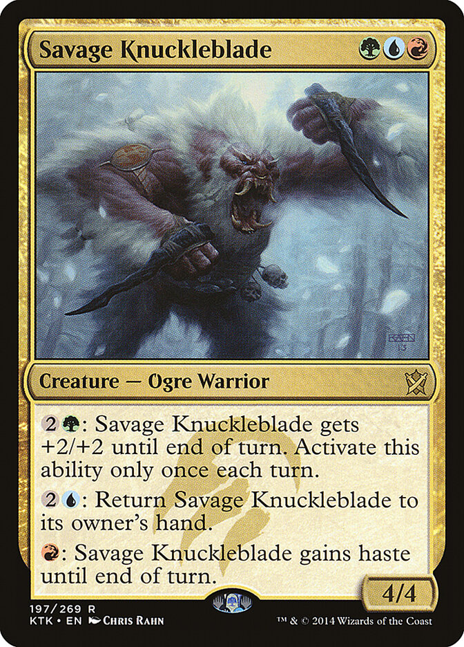 Savage Knuckleblade, Khans of Tarkir · 197/269