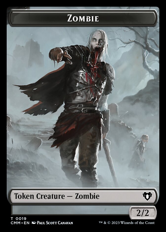 Zombie, Commander Masters Tokens · 0019