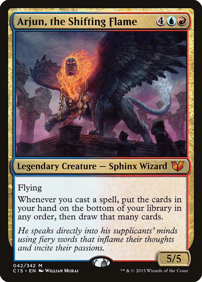 Arjun, the Shifting Flame, Commander 2015 · 042/342