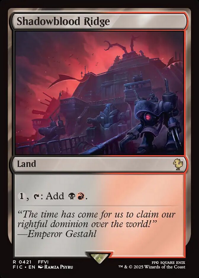 Shadowblood Ridge, Final Fantasy Commander · 0421